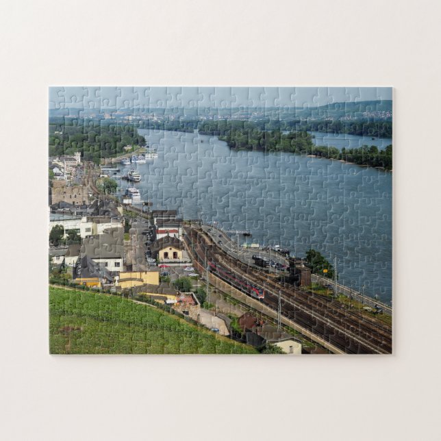 Quebra-cabeça Personenzug em Rüdesheim am Rhein (Horizontal)