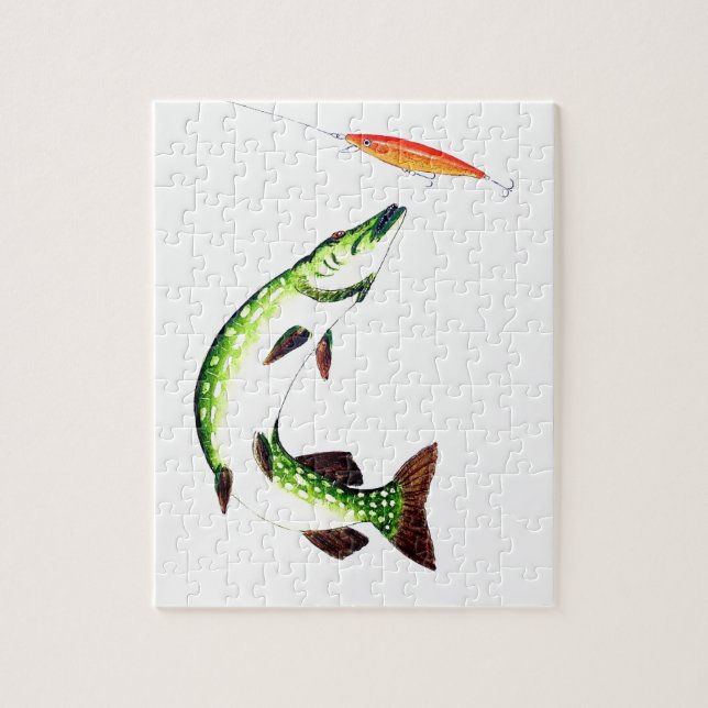 Quebra-cabeça Pesca a pique e pesca a mosca (Vertical)