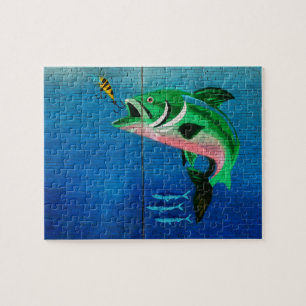 Quebra-cabeça Pesca de Muros de Trabalho de arte Mural