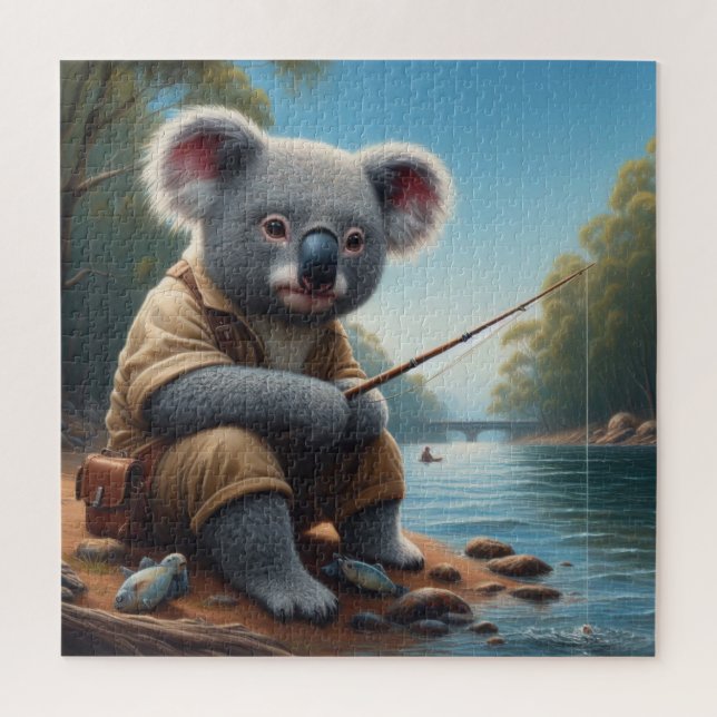 Quebra-cabeça Pesca Koala (Vertical)