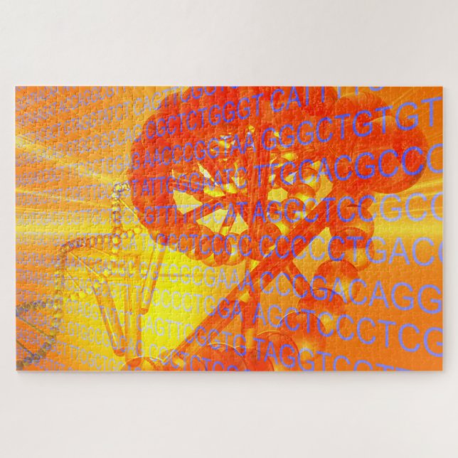 Quebra-cabeça Pesquisa genética (Horizontal)