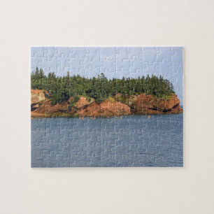 Quebra-cabeça Pessoas fazendo caiaque no mar na Baía de Fundy em