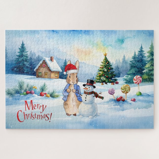 Quebra-cabeça Peter, a casa de pão Ginger (Horizontal)