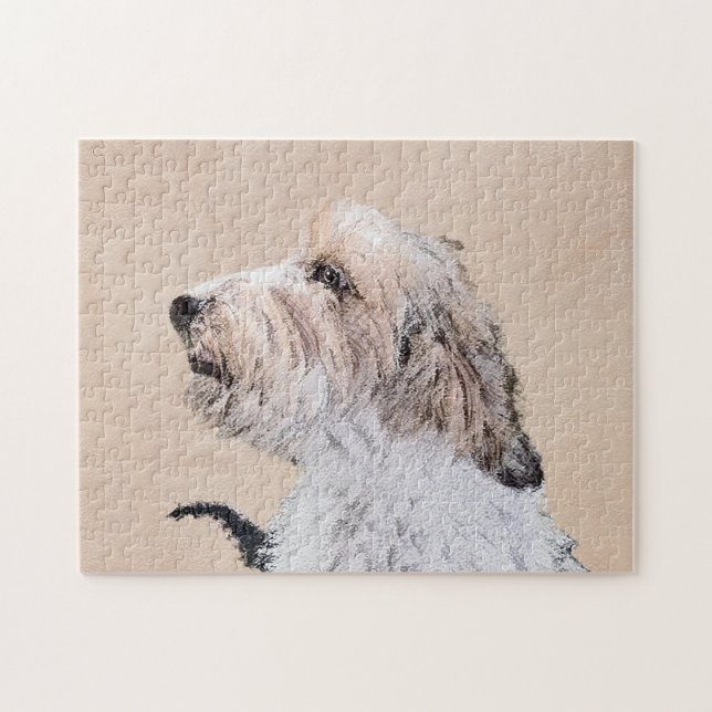 Quebra-cabeça Petit Basset Griffon Vendéen Painting - Arte Canin (Horizontal)