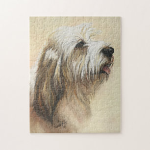 Quebra-cabeça Petite Basset Griffon Vendeen Dog Art Quebra-cabeç