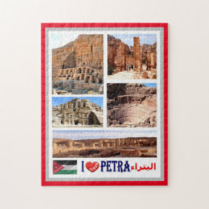 Quebra-cabeça Petra - Jordan - I Love -