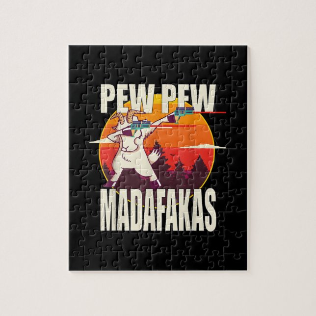 Quebra-cabeça Pew Pew Madafakas Pew Pew Madafakas Goat (Vertical)