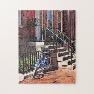 Quebra-cabeça Philadelphia PA - Bicicleta em Frente à Filadélfia
