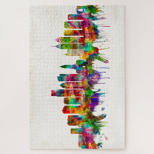 Quebra-cabeça Philadelphia Pennsylvania Skyline (Vertical)