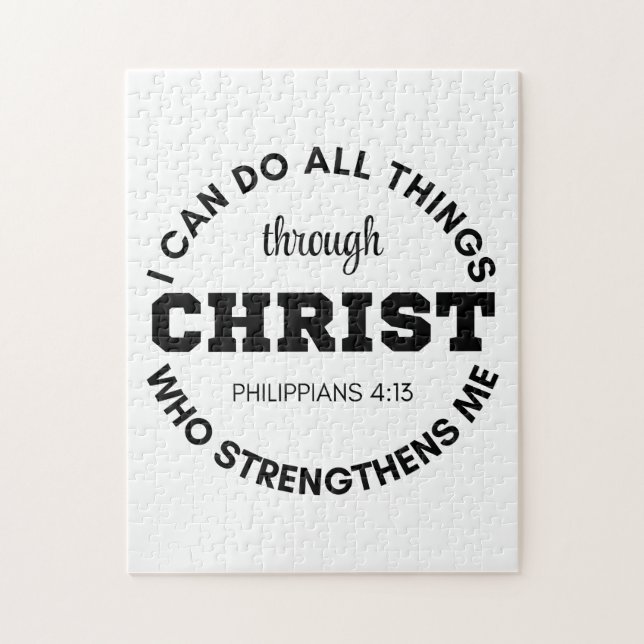 Quebra-cabeça Philippians 4:13 Eu posso fazer todas as coisas Es (Vertical)