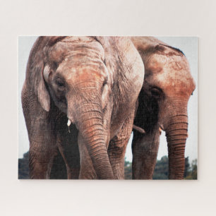 Quebra-cabeça Photograph of Amazing Elephants