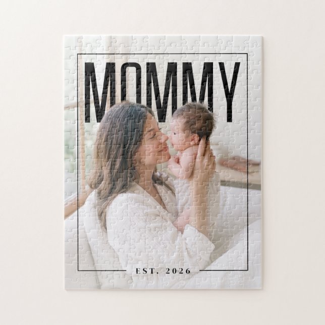 Quebra-cabeça PhotoPop Mamãe Est Foto Personalizada (Vertical)