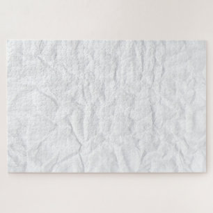 Quebra-cabeça piada de brincadeira de duro de papel branco engor