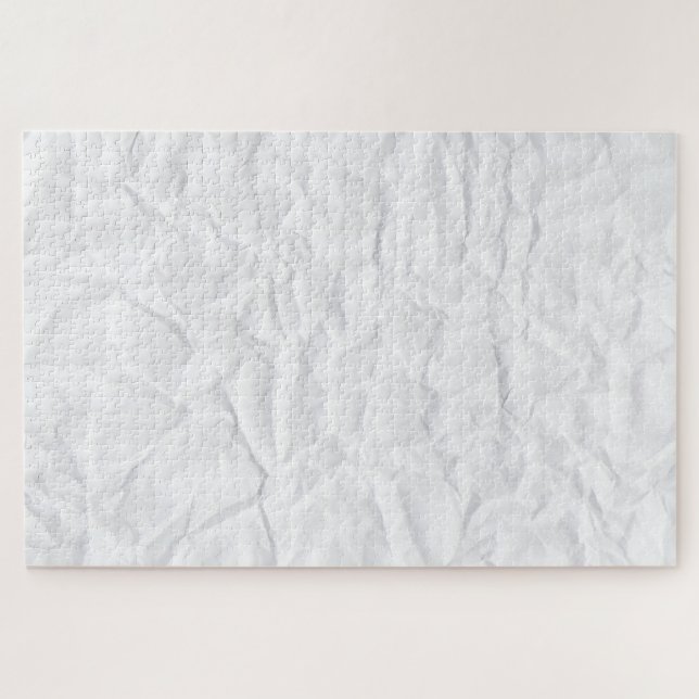 Quebra-cabeça piada de brincadeira de duro de papel branco engor (Horizontal)