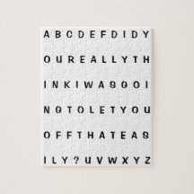 Piada Falsa de Frustração do Alfabeto