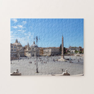 Quebra-cabeça Piazza del Popolo - Roma, Itália