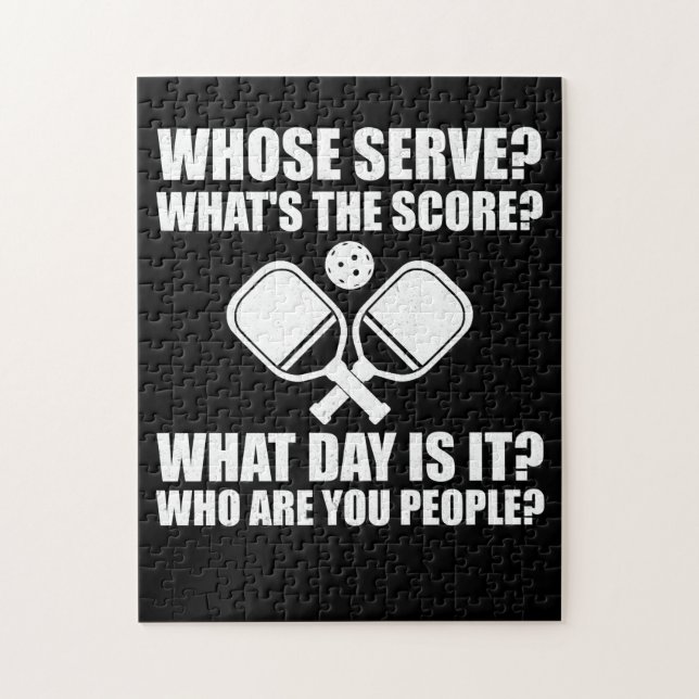 Quebra-cabeça Pickleball Cuja Pickleball da Liga de Pontas de Se (Vertical)