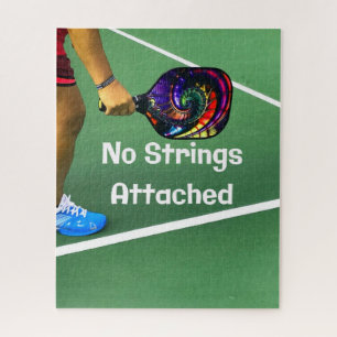 Quebra-cabeça Pickleball Engraçado Sem Cordas Ligadas