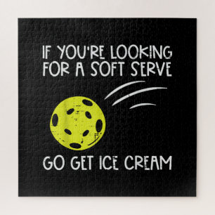 Quebra-cabeça Pickleball Soft Serve Get Sorvete Pickle Ball Me