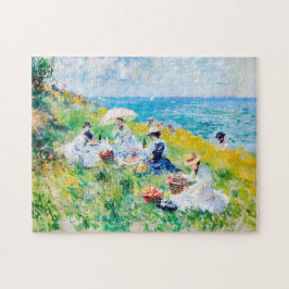 Quebra-cabeça Picnic by the Sea - Impressionista Trabalho de art