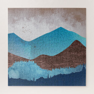 Quebra-cabeça Picos da Montanha Azul