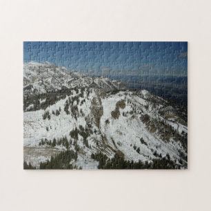 Quebra-cabeça Picos de neve das montanhas Teton I Fotografia