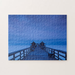 Quebra-cabeça Pier de Nápoles, amanhecer