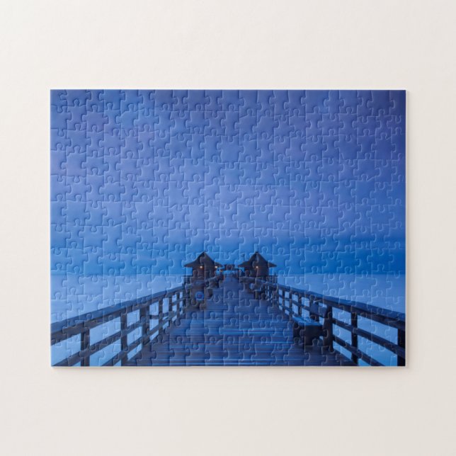 Quebra-cabeça Pier de Nápoles, amanhecer (Horizontal)