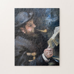 Quebra-cabeça Pierre-Auguste Renoir - Claude Monet Leitura