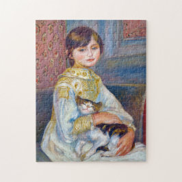 Quebra-cabeça Pierre-Auguste Renoir - Criança com Gato