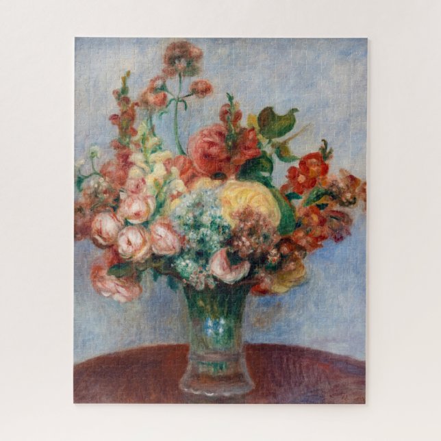 Quebra-cabeça Pierre-Auguste Renoir - Flores em um Vase (Vertical)