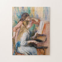 Pierre Auguste Renoir - Jovens Meninas no Piano