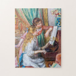 Quebra-cabeça Pierre Auguste Renoir - Jovens Meninas no Piano