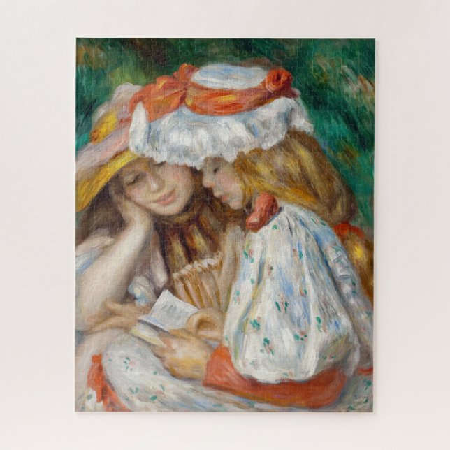 Quebra-cabeça Pierre-Auguste Renoir - Leitura De Duas Raparigas (Vertical)