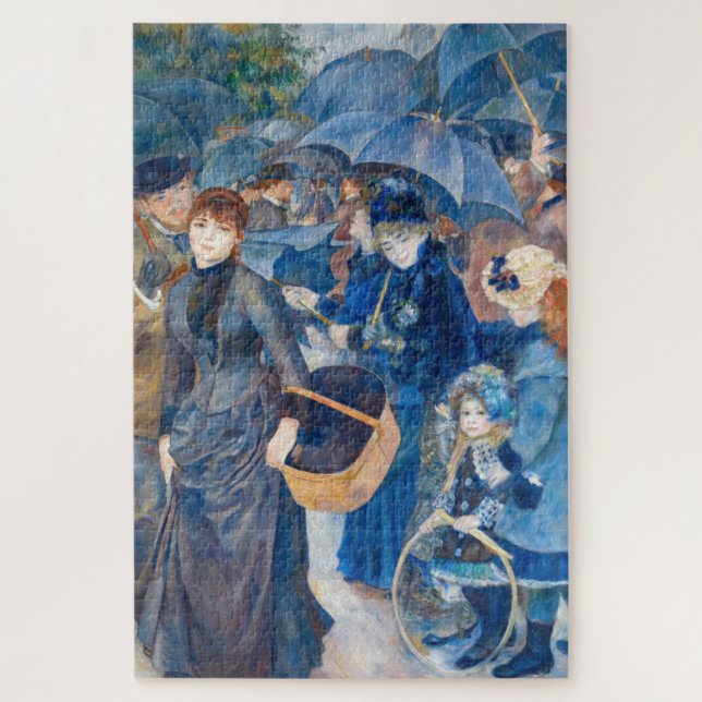 Quebra-cabeça Pierre-Auguste Renoir - Os Guarda-chuvas (Vertical)