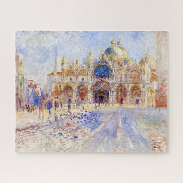 Quebra-cabeça Pierre-Auguste Renoir - Veneza, Piazza San Marco (Horizontal)