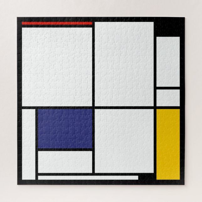 Quebra-cabeça Piet Mondrian, Grande Tableau 1 (Vertical)