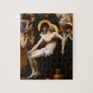 Quebra-cabeça pieta Jesus Cristo e Virgem Maria