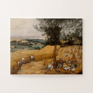 Quebra-cabeça Pieter Bruegel, o Velho, Os Harvesters, 1565