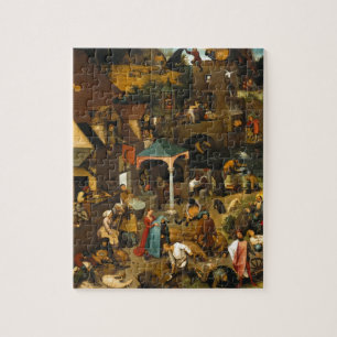 Quebra-cabeça Pieter Bruegel, o Velho - Os Provérbios Holandese