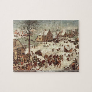 Quebra-cabeça Pieter Bruegel - recenseamento em Bethlehem