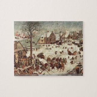 Quebra-cabeça Pieter Bruegel - recenseamento em Bethlehem
