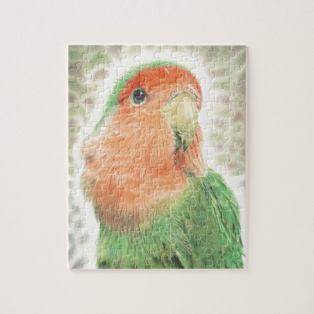 Quebra-cabeça Pilaf do Lovebird (Vertical)