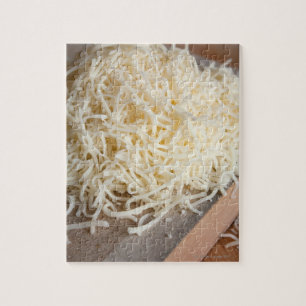 Quebra-cabeça Pilha do queijo fresco da mussarela