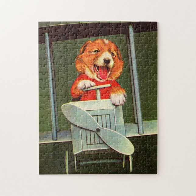Quebra-cabeça piloto de cães (Vertical)