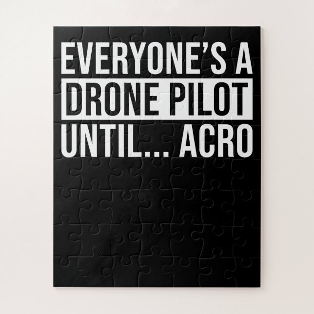 Quebra-cabeça Piloto De Drone Para Acro Funny Quadcopter (Vertical)