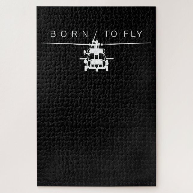 Quebra-cabeça Piloto Helicóptero da Aviação Militar Blackhawk -  (Vertical)