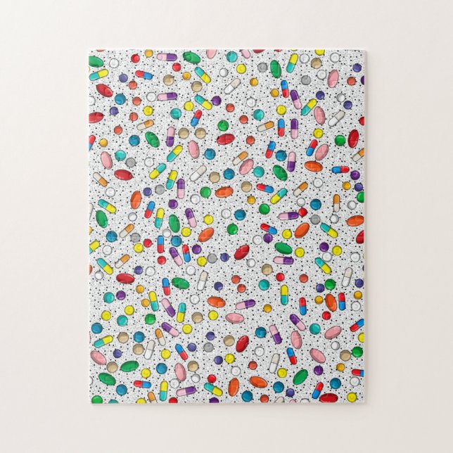 Quebra-cabeça Pílula Médica de Enfermeira de Super Duro (Vertical)