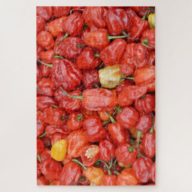Quebra-cabeça Pimentos de pimenta-de-pimenta-quente da Madame Je (Vertical)