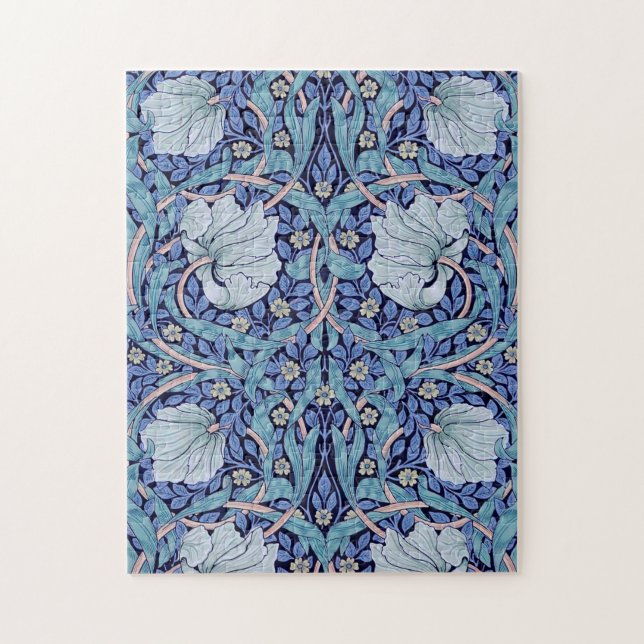 Quebra-cabeça Pimpernel Blue, William Morris (Vertical)